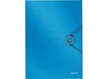 Eckspannermappe Leitz Solid, Format DIN A4, für bis zu 150 Blatt, hellblau