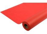 Tischdecke ProNappe, wasserabweisend, abwischbar, reißfest, L 20 m x B 1200 mm, recycelbares Spunbond, rot, 1 Rolle