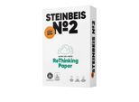 Recyclingpapier Steinbeis №2, DIN A4, 80 g/m², presseweiß, 2500 Blatt