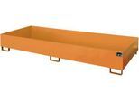 Regalwanne Typ RW/RW 3300-2, ohne Gitterrost, orange RAL2000