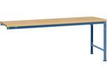 Manuflex Ansatztisch UNIVERSAL Spezial, Tischplatte Multiplex, 2000x1000, brillantblau