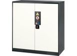 Chemikalienschrank Asecos CS-CLASSIC, Flügeltür, 2 Böden, 1055x520x1105 mm, reinweiß