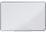 nobo Whiteboard Premium Plus, Stahl nanobeschichtet, magnethaftend, B 1800 x H 900 mm, inkl. abnehmbarer Stiftablage und 1 Boardmarker