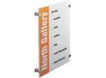 Crystal Sign Türschild, Acrylglas, B 297 x H 420 mm, DIN A3