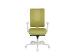 Topstar Bürostuhl Sitness Life 50, mit Armlehnen, 3D-Synchronmechanik, Muldensitz, Netzrücken, senfgrün/weiß