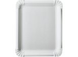 Pappteller Papstar Pure, Einweg, eckig, B 200 x H 165 mm, lebensmittelecht, FSC®-zertifiziert & kompostierbar, weiß, 2 x 250 Stück