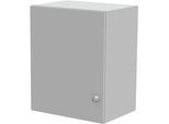 Schäfer Shop Genius Aufsatzschrank TETRIS WALL, 2 Ordnerhöhen, Türanschlag links, B 600 x T 440 x H 740 mm, lichtgrau
