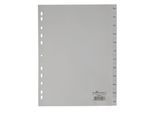 Durable Kunststoffregister, Monate Dez.-Jan., grau