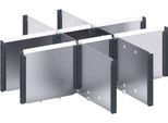 Trennwände bott verso, für Schubladen, für Fronthöhe 175 mm, B 525 x T 550 x H 30 mm, Stahlblech