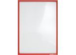 Schäfer Shop Select Magnetrahmen, für A4-Dokumente, UV-beständige PET-Folie, rot, 4 Stück