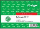 sigel® Quittungen mit MWSt.-Nachweis SD021, DIN A6 quer, 2 x 40 Blatt, selbstdurchschreibend