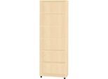 Schäfer Shop Select Regal LOGIN, 6 Ordnerhöhen, B 800 x T 420 x H 2240 mm, Ahorn Dekor