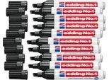 edding No.1 permanent Marker, 10 Stück, schwarz