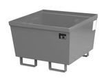 Auffangwanne BAUER AO-1, Stahl, 229 l, B 800 x T 800 x H 545 mm, grau