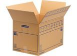 Umzugskarton SmoothMove Standard, 2-lagige Wellenpappe, Beschriftungsfeld, 350 x 350 x 550 mm, 67 L, 10 Stück