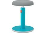 Leitz Sitz- & Stehhocker Ergo Cosy Active, B 370 x T 370 x H 460 - 790 mm, bis 110 kg, Sanftes Blau