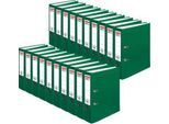 herlitz Ordner maX.file protect, DIN A4, Rückenbreite 80 mm, 20 Stück, grün