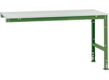 Manuflex Ansatztisch UNIVERSAL Standard, Tischplatte Kunststoff, 1750x1000, resedagrün