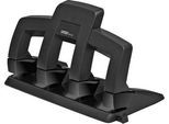 Locher Rapid Supreme Press Less SP34, 4-fach Lochung 80 mm, für 30 Blatt, schwarz/anthrazit