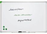Franken Whiteboard U-Act!Line®, Hoch- & Querformat, emailliert, magnethaftend, recycelbar, mit Ablageschale, B 900 x H 600 mm