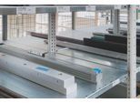 SCHULTE Lagertechnik Doppel-Anbauregal Stecksystem, MULTIPlus250, 3000x1000x(2x300) mm, 14 Böden, verzinkt