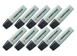 Textmarker STABILO® BOSS Original NatureCOLORS, Keilspitze, lichtbeständig, schnell trocknend, grünerde, 10 Stück