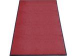 Schmutzfangmatte miltex Eazycare Style, eckig, antistatisch, UV-beständig, waschbar, High-Twist-Nylon & Niltrilgummi, 1200 x 2000 mm, braunrot
