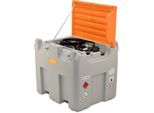 Mobile Tankstelle CEMO DT-Mobil Easy Premium, Combi 850/100 l Tank für Diesel und Adblue®, Elektropumpe CematicDuo24/12 V
