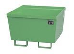 Auffangwanne BAUER AO-1, Stahl, 229 l, B 800 x T 800 x H 545 mm, grün