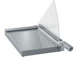 Hebelschneider Leitz Precision Office Pro A4+, bis A4, bis 25 Blatt, beleuchtete Schneidkante, Ableselineal, Klingenschutz, Edelstahl und Glas