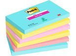 Post-it® Super Sticky Notes Cosmic 655-6SS-COS, 127 x 76 mm, farbig, 6 Blöcke á 90 Blatt