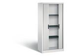 C + P Rollladenschrank Omnispace, 4 OH, abschließbar, B 800 x T 420 x H 1660 mm, Stahl/Kunststoff, lichtgrau