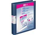 VELOFLEX Ringbuch VELODUR, A4, 2-Ring-Mechanik, Rückenbreite 33 mm, blau