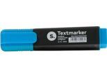 Textmarker S. mit Keilspitze, lichtbeständig, schnell trocknend, blau, 1 Stück
