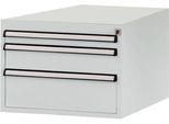 Manuflex Schubladen-Unterbauten, für Werkbank Profi Tiefe 700 mm, lichtgrau