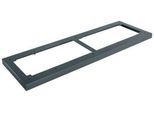 Schäfer Shop Genius Stahlsockel TETRIS WOOD, für Regale/Schränke B 1200 mm, anthrazit