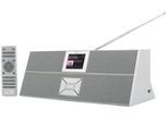 Internetradio Soundmaster® IR3300SI, DAB+/UKW, 10 Festsenderspeicher, 2 x 10 W, Bluetooth/WLAN/USB, steuerbar über Amazon Alexa, Fernbedienung, silber