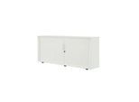 Rollladenschrank, 2 OH, 1teilig, mit Mitteltrennwand, B 1600 mm, lichtgrau