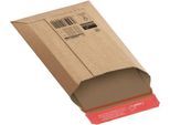 Versandtaschen ColomPac, Wellpappe, haftklebend, recyclebar, 20 Stück, B 150 x H 250 mm, braun