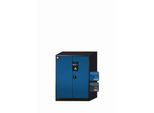Chemikalienschrank asecos CS-CLASSIC, Flügeltüren, Front Enzianblau, B 810 x T 520 x H 1105 mm