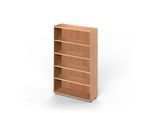 Schäfer Shop Genius Regal TETRIS WOOD, 5 OH, Höhe inkl. Gleiter, B 1000 mm, Buche-Dekor