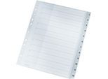 LEITZ® Kunstoffregister, Zahlen 1-12 (12 Blätter), Nr. 1282