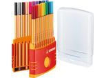 STABILO® Fineliner Point 88, 0,4 mm, farbsortiert, 20 Stück