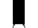 Mobiles Glasboard Legamaster, schwarz, magnethaftend, doppelseitig nutzbar, B 900 x H 1750 mm