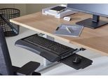 Tastaturschublade Fellowes®, auf 3 feste Höhen verstellbar, mit Mausablage, einschiebbar, B 558,8 x T 295,3 x H 58,7 mm, graphit