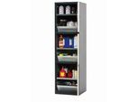 Chemikalienschrank asecos CS-CLASSIC-MultiRisk, Flügeltüren, Front Reinweiß, B 545 x T 520 x H 1950 mm