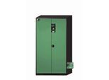 Chemikalienschrank asecos CS-CLASSIC-F, Flügeltüren, Front Resedagrün, B 1055 x T 520 x H 1950 mm