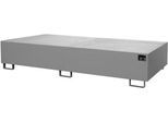 Regalwanne Typ RW/GR 2700-3, mit Gitterrost, grau RAL7005