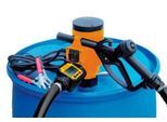 Elektropumpe CEMO, 12V, 30 l/min effektiv, 4 m Anschlusskabel mit Klemmen, 6 m Schlauch, Zapfventil