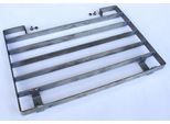 Abstreifrost für Grobschmutz für Stiefelreiniger, Edelstahl, B 400 x T 284 x H 36 mm